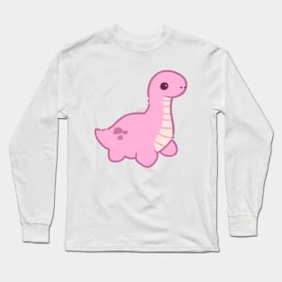 Plesiosaur (Pink) Long Sleeve T-Shirt